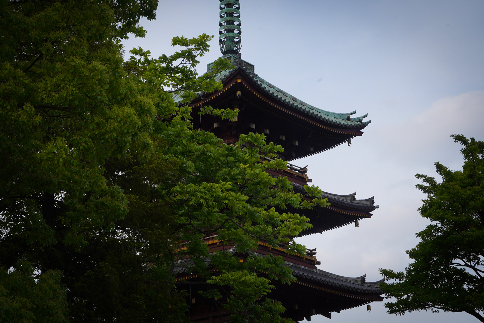 pagoda de cinco niveles en tokio