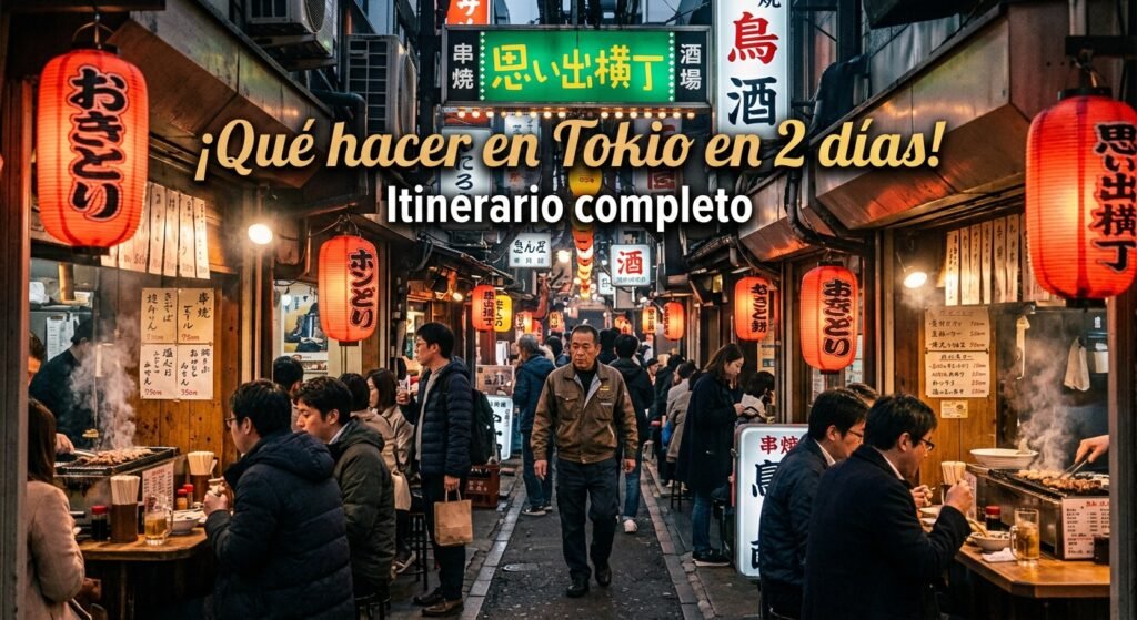 itinerario dos dias en tokyo